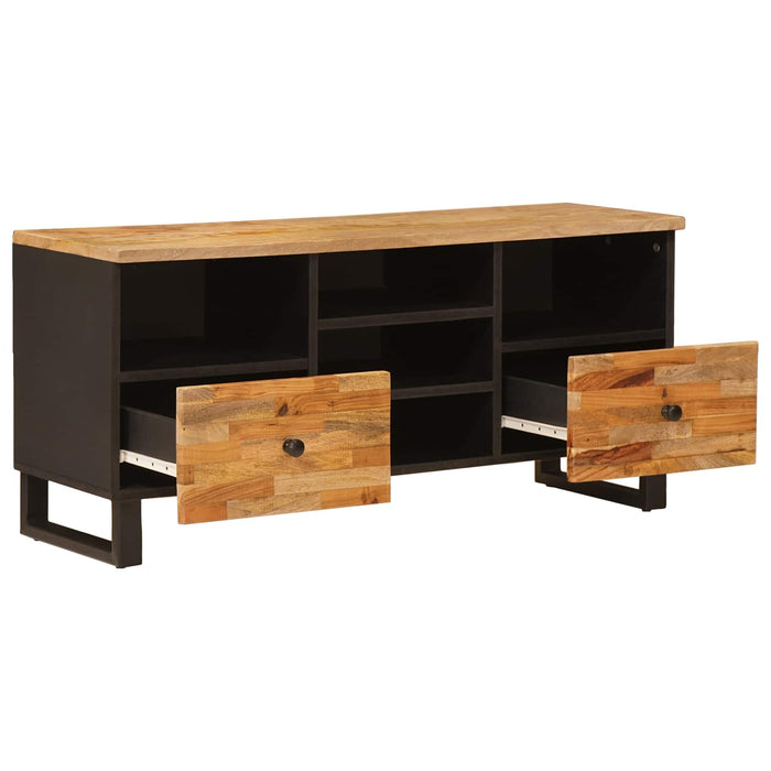 Cabinet TV Corona Maro 100 x 33 x 46 cm Lemn de mango solid - WALTI WALTI