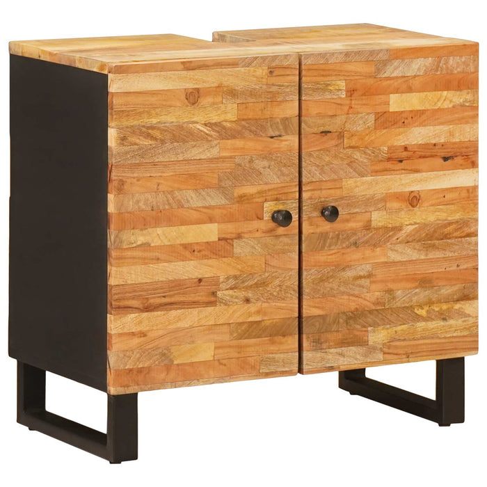 Dulap pentru Chiuveta de Baie cu ușă natural 62 x 33 x 58 cm - WALTI WALTI
