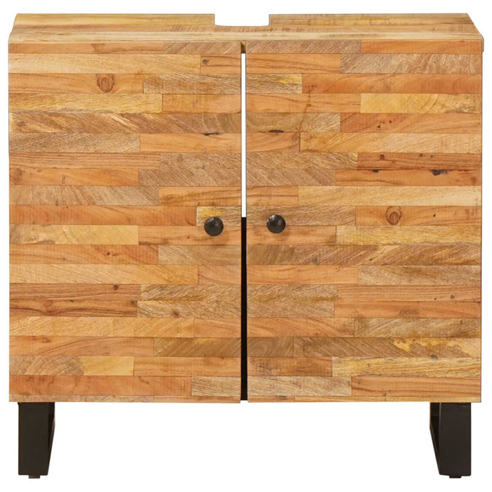 Dulap pentru Chiuveta de Baie cu ușă natural 62 x 33 x 58 cm - WALTI WALTI