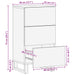 Dulap lateral Maro 40 x 33 x 75 cm Lemn de mango solid - WALTI WALTI