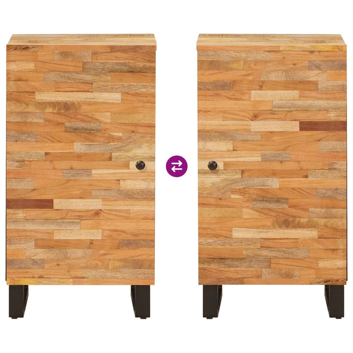 Dulap lateral cu ușă Maro 40 x 33 x 75 cm Lemn de mango solid - WALTI WALTI