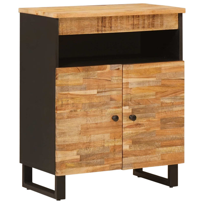 Dulap lateral cu ușă Maro 60 x 33 x 75 cm Lemn de mango solid - WALTI WALTI