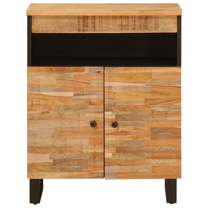 Dulap lateral cu ușă Maro 60 x 33 x 75 cm Lemn de mango solid - WALTI WALTI