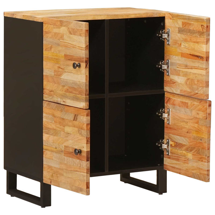 Dulap lateral cu ușă Maro 60 x 33 x 75 cm Lemn de mango solid - WALTI WALTI