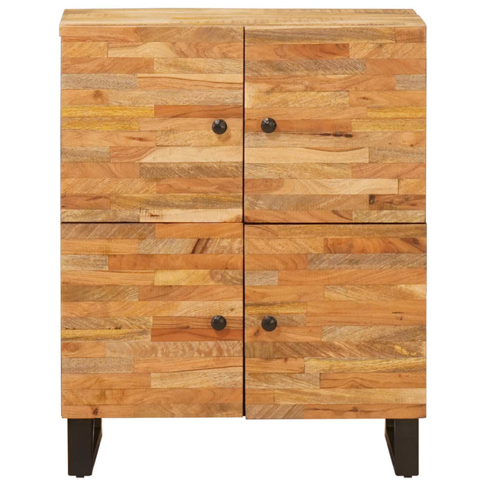 Dulap lateral cu ușă Maro 60 x 33 x 75 cm Lemn de mango solid - WALTI WALTI