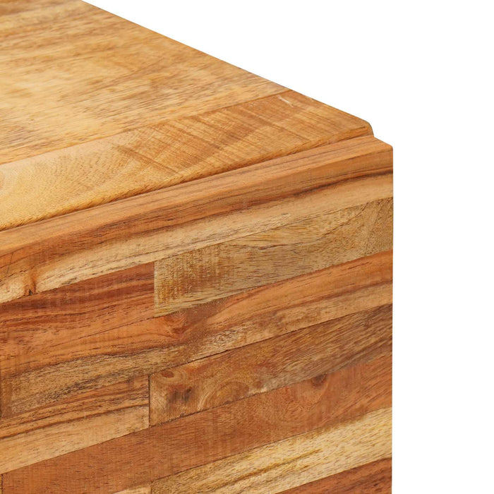 Dulap lateral cu ușă Maro 90 x 33 x 75 cm Lemn de mango solid - WALTI WALTI
