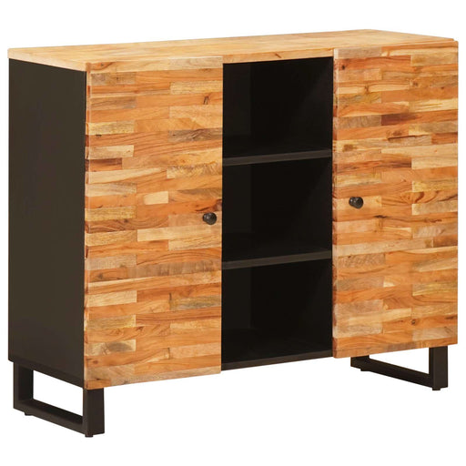 Dulap lateral cu ușă Maro 90 x 33 x 75 cm Lemn de mango solid - WALTI WALTI