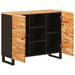 Dulap lateral cu ușă Maro 90 x 33 x 75 cm Lemn de mango solid - WALTI WALTI