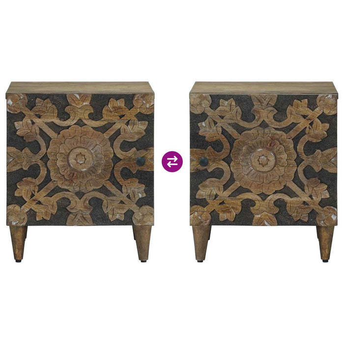 Dulap de noapte Maro 40 x 33,5 x 46 cm Lemn de mango solid - WALTI WALTI