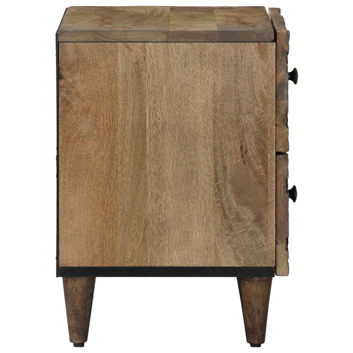 Dulap de noapte Maro 40 x 33,5 x 46 cm Lemn de mango solid - WALTI WALTI