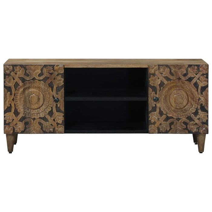 Cabinet TV Maro 105 x 33,5 x 46 cm Lemn de mango solid - WALTI WALTI