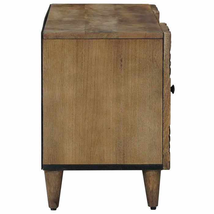 Cabinet TV Maro 105 x 33,5 x 46 cm Lemn de mango solid - WALTI WALTI