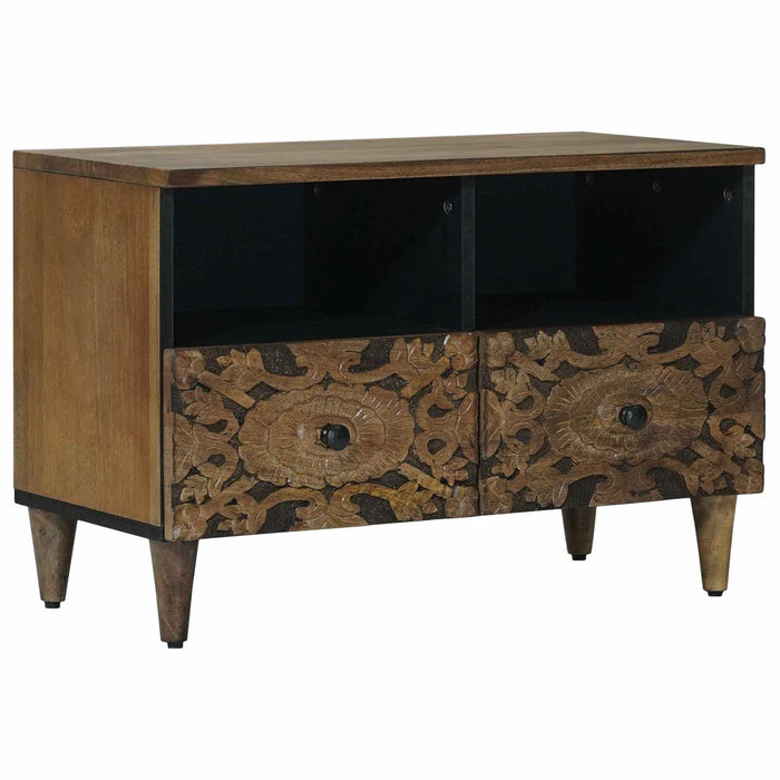 Cabinet TV Maro 70 x 33,5 x 46 cm Lemn de mango solid - WALTI WALTI