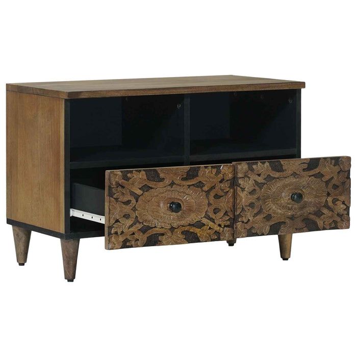 Cabinet TV Maro 70 x 33,5 x 46 cm Lemn de mango solid - WALTI WALTI