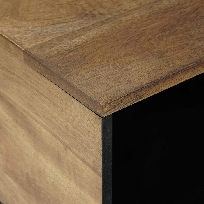 Masă de cafea Maro 80 x 50 x 40 cm Lemn de mango solid - WALTI WALTI
