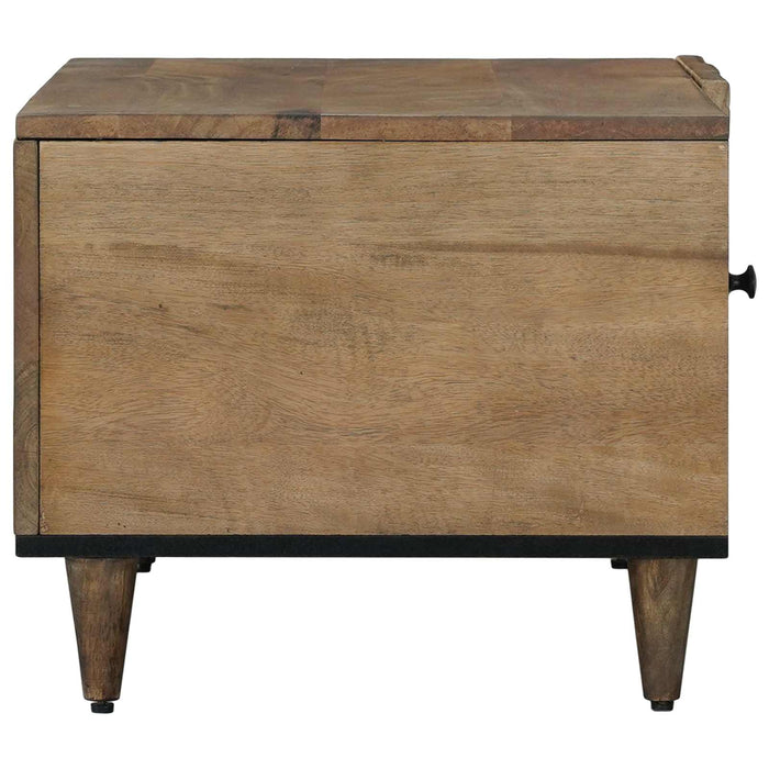 Masă de cafea Maro 80 x 50 x 40 cm Lemn de mango solid - WALTI WALTI