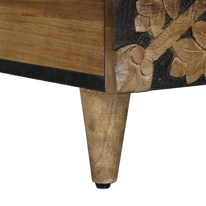Masă de cafea Maro 80 x 50 x 40 cm Lemn de mango solid - WALTI WALTI