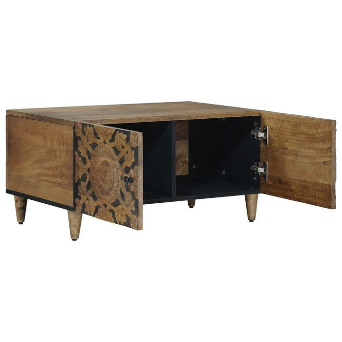 Masă de cafea Maro 80 x 50 x 40 cm Lemn de mango solid - WALTI WALTI