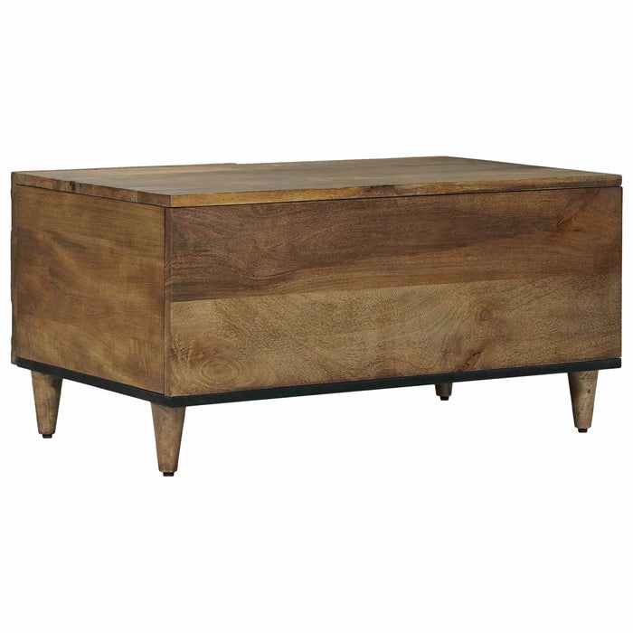 Masă de cafea Maro 80 x 50 x 40 cm Lemn de mango solid - WALTI WALTI