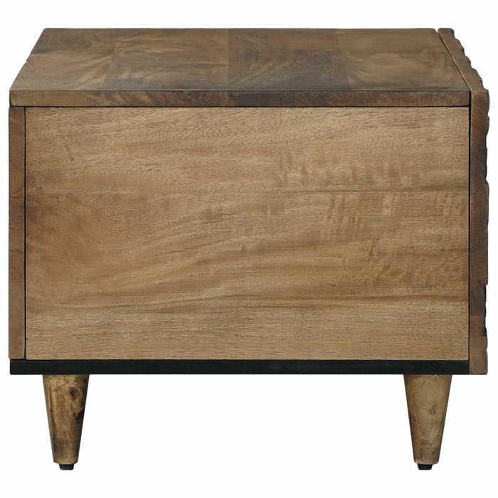 Masă de cafea Maro 80 x 50 x 40 cm Lemn de mango solid - WALTI WALTI