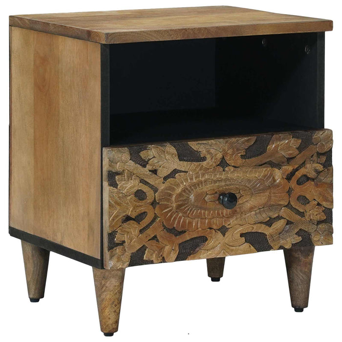 Dulap pentru pat Maro 40 x 33 x 46 cm Lemn de mango solid - WALTI WALTI