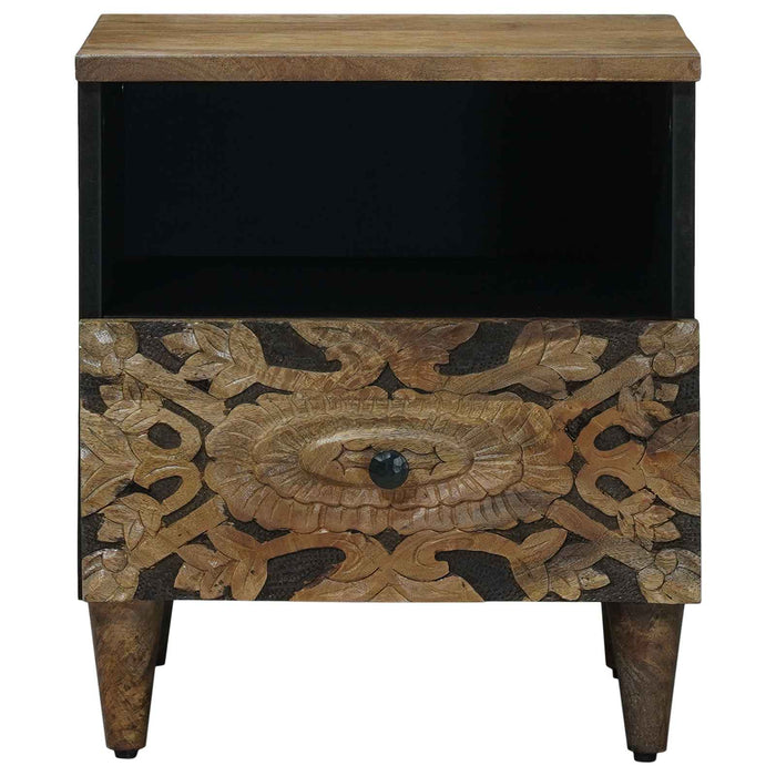Dulap pentru pat Maro 40 x 33 x 46 cm Lemn de mango solid - WALTI WALTI