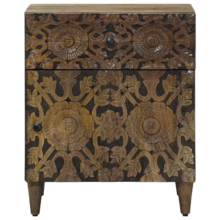 Dulap pentru pat Maro 50 x 33 x 60 cm Lemn de mango solid - WALTI WALTI