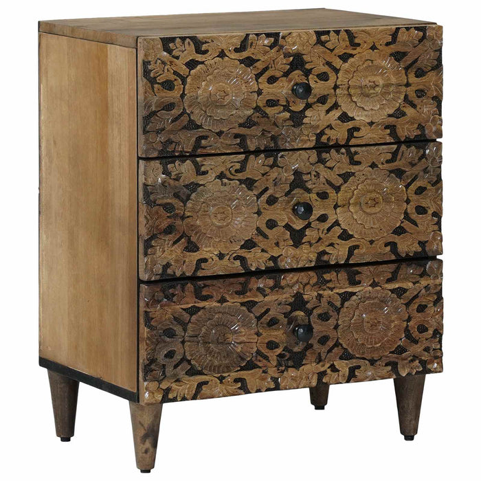 Dulap pentru pat Maro 50 x 33 x 60 cm Lemn de mango solid - WALTI WALTI