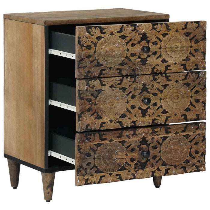 Dulap pentru pat Maro 50 x 33 x 60 cm Lemn de mango solid - WALTI WALTI