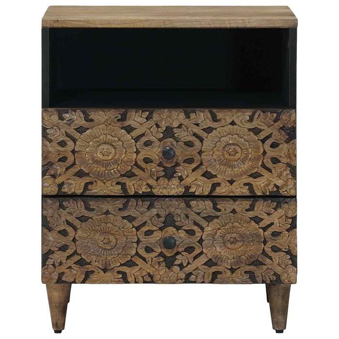 Dulap pentru pat Maro 50 x 33 x 60 cm Lemn de mango solid - WALTI WALTI