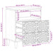 Dulap pentru pat Maro 50 x 33 x 60 cm Lemn de mango solid - WALTI WALTI