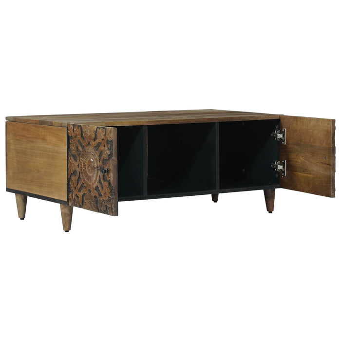 Masă de cafea Maro 100 x 54 x 40 cm Lemn de mango solid - WALTI WALTI