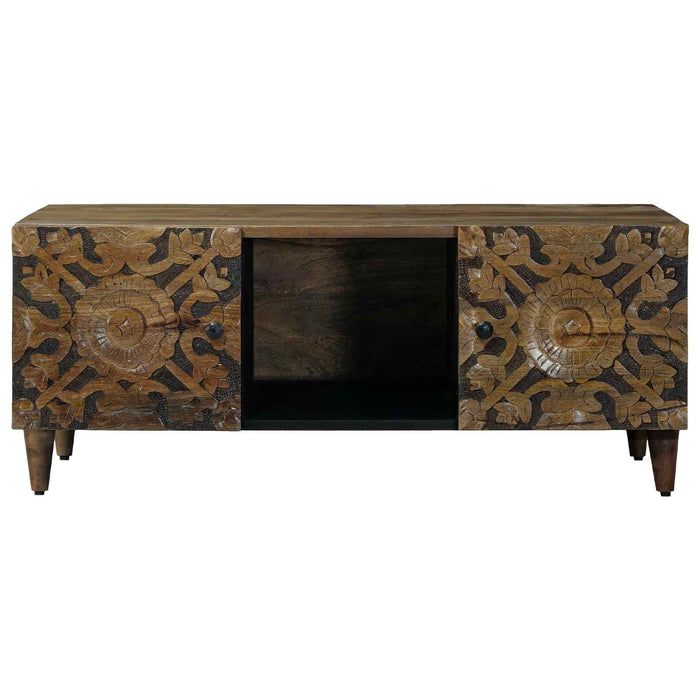Masă de cafea Maro 100 x 54 x 40 cm Lemn de mango solid - WALTI WALTI