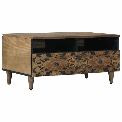 Masă de cafea Maro 80 x 54 x 40 cm Lemn de mango solid - WALTI WALTI