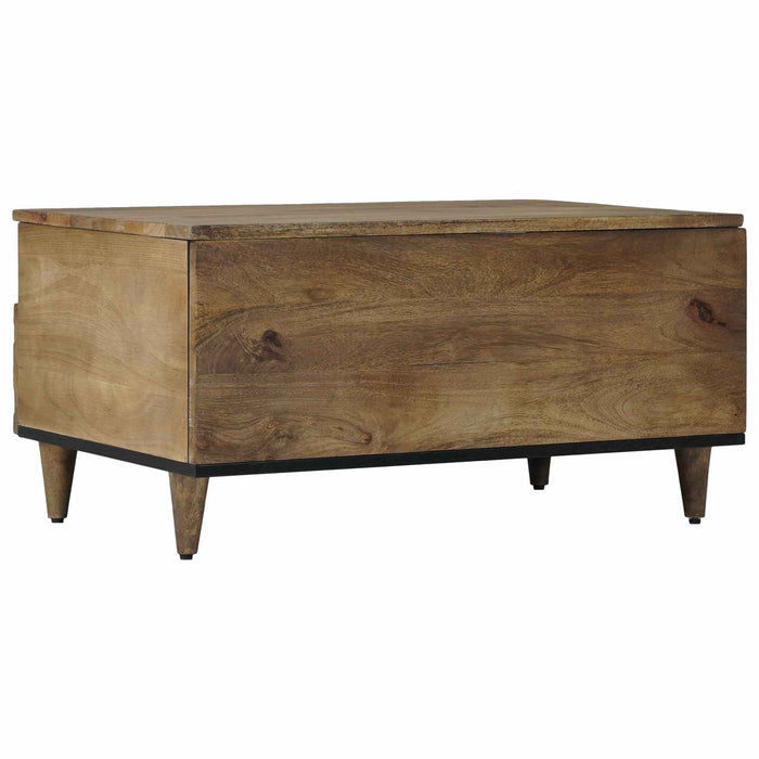 Masă de cafea Maro 80 x 54 x 40 cm Lemn de mango solid - WALTI WALTI