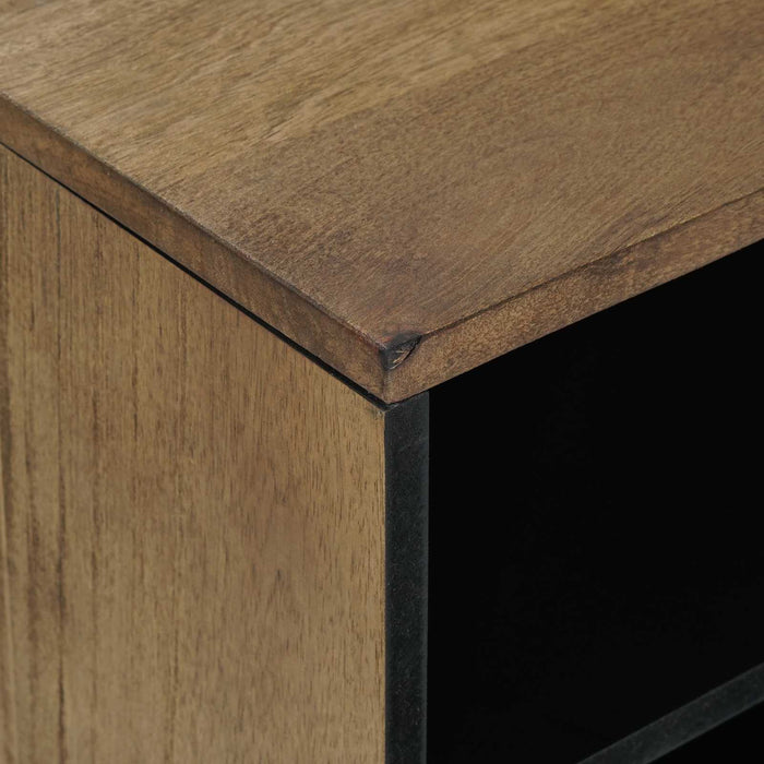 Cabinet TV cu raft Maro 80 x 31,5 x 46 cm Lemn de mango solid - WALTI WALTI