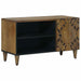 Cabinet TV cu raft Maro 80 x 31,5 x 46 cm Lemn de mango solid - WALTI WALTI