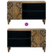 Cabinet TV cu raft Maro 80 x 31,5 x 46 cm Lemn de mango solid - WALTI WALTI