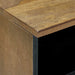 Cabinet TV cu raft Maro 100 x 33,5 x 46 cm Lemn de mango solid - WALTI WALTI
