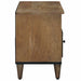 Cabinet TV cu raft Maro 100 x 33,5 x 46 cm Lemn de mango solid - WALTI WALTI