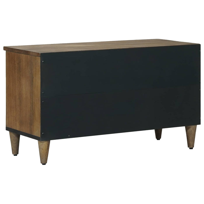 Cabinet TV cu sertar Maro 80 x 33,5 x 46 cm Lemn de mango solid WALTI