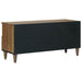Cabinet TV cu raft Maro 100 x 33,5 x 46 cm Lemn de mango solid - WALTI WALTI
