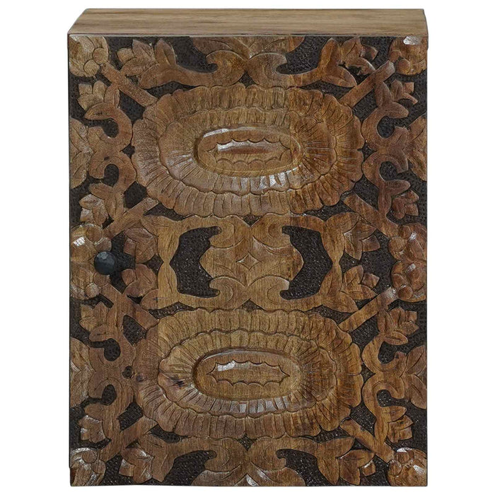 Dulap Suspendat pentru Baie cu ușă Maro 38 x 33,5 x 48 cm - WALTI WALTI