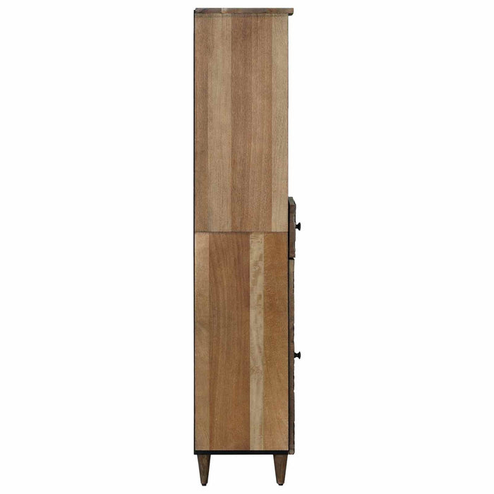 Dulap de Baie Maro 38 x 33,5 x 160 cm Lemn de mango solid - WALTI WALTI