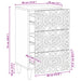 Bufet cu sertar Maro 40 x 33,5 x 75 cm Lemn de mango solid - WALTI WALTI