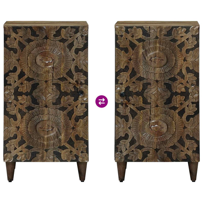 Bufet cu depozitare Maro 40 x 33,5 x 75 cm Lemn de mango solid - WALTI WALTI