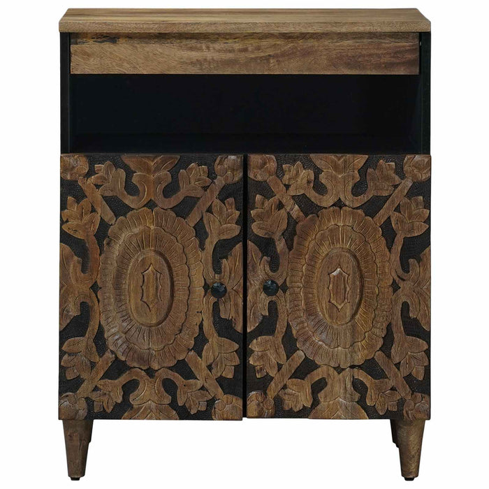 Bufet cu depozitare Maro 60 x 33,5 x 75 cm Lemn de mango solid - WALTI WALTI