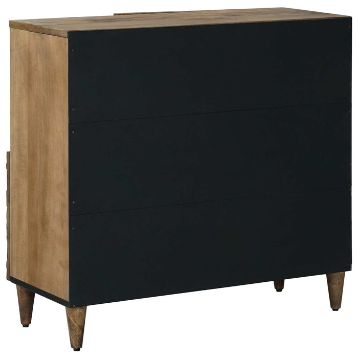 Bufet cu depozitare Maro 80 x 33,5 x 75 cm Lemn de mango solid - WALTI WALTI