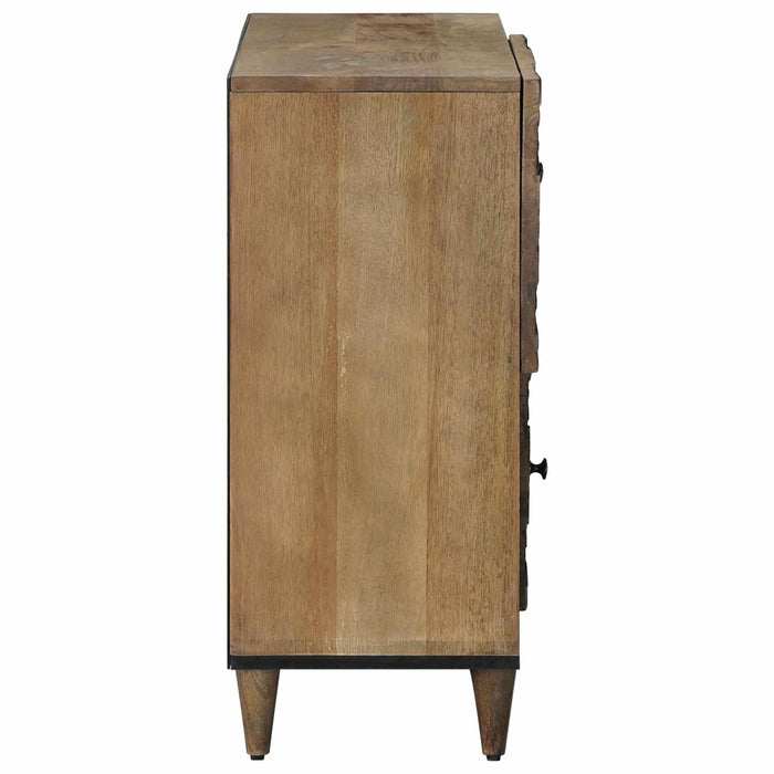 Bufet cu depozitare Maro 80 x 33,5 x 75 cm Lemn de mango solid - WALTI WALTI