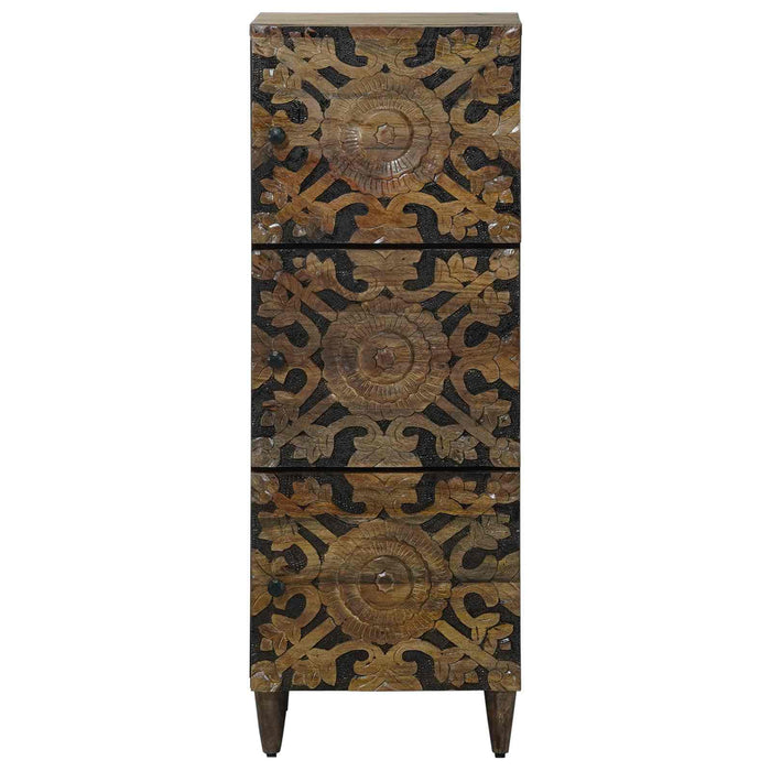 Șifonier Înalt Maro 40 x 33,5 x 110 cm Lemn de mango solid - WALTI WALTI